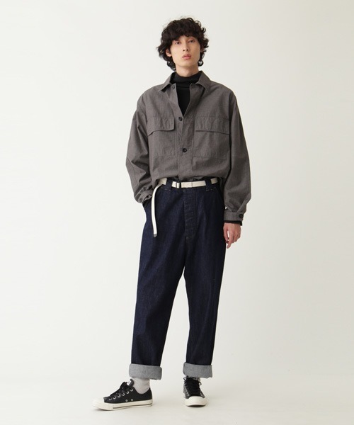 MHL.（エムエイチエル）の「MELANGE COTTON CHAMBRAY（シャツ