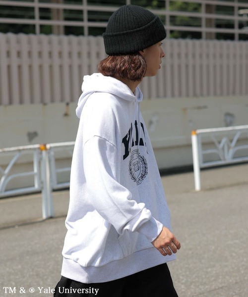 WEGO（ウィゴー）の「WEGO/別注 COLLEGE LOOSE PPK（パーカー・メンズ・レッド/杢グレー・LARGE/MEDIUM）」の5枚目の写真
