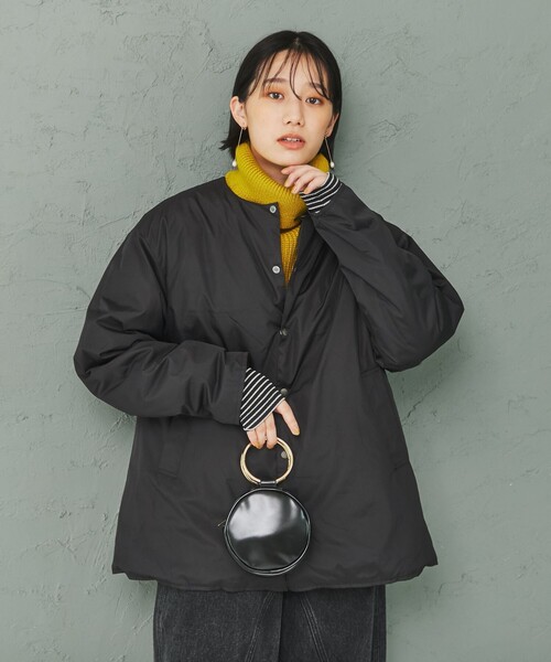 coen(コーエン)の「タートルニットスヌード(ネックウォーマー/スヌード・レディース・オフホワイト/グレー/ライム/ベージュ・FREE)」の9枚目の写真