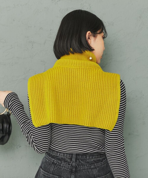 coen(コーエン)の「タートルニットスヌード(ネックウォーマー/スヌード・レディース・ベージュ/グレー/ライム/オフホワイト・FREE)」の22枚目の写真