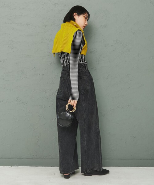 coen(コーエン)の「タートルニットスヌード(ネックウォーマー/スヌード・レディース・ベージュ/グレー/ライム/オフホワイト・FREE)」の20枚目の写真