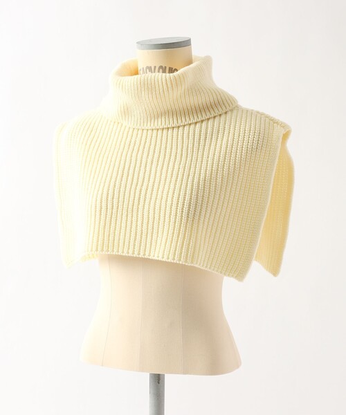 coen(コーエン)の「タートルニットスヌード(ネックウォーマー/スヌード・レディース・ベージュ/グレー/ライム/オフホワイト・FREE)」の10枚目の写真