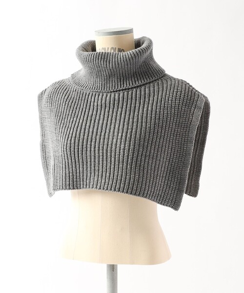 coen(コーエン)の「タートルニットスヌード(ネックウォーマー/スヌード・レディース・ベージュ/グレー/ライム/オフホワイト・FREE)」の8枚目の写真