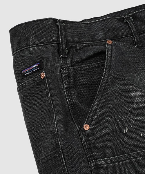 BOW WOW（バウワウ）の「FORGE PAINTER PANTS（デニムパンツ・メンズ・ブラック系その他・L/XXXL）」の2枚目の写真
