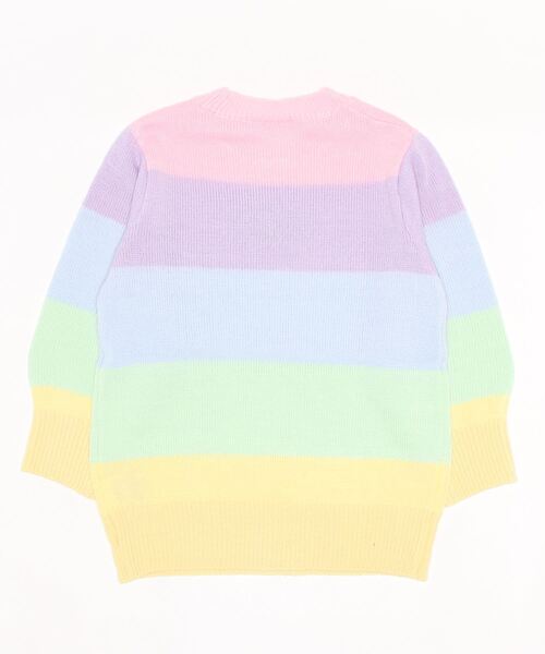 ANAP kids(アナップキッズ)の「カラフルボーダーニットチュニック(ニット/セーター・キッズ・その他/ミント/ラベンダー・110cm/120cm/130cm)」の14枚目の写真