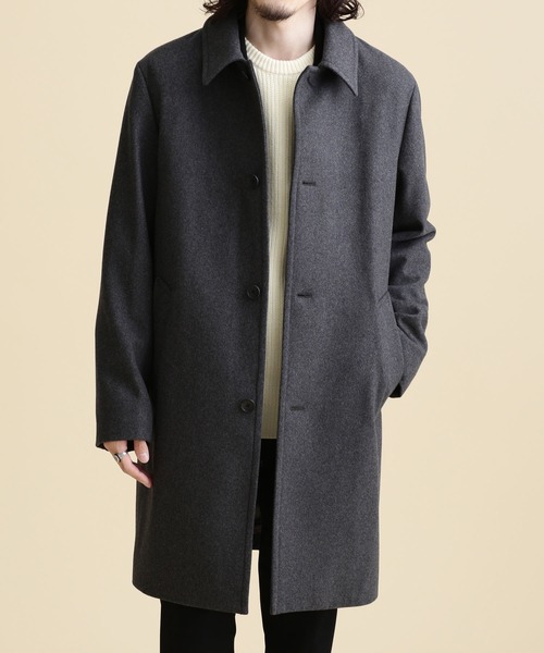 nano・universe(ナノユニバース)の「LB.04/フレキシブルメルトンステンカラーコート(ステンカラーコート)」 - WEAR