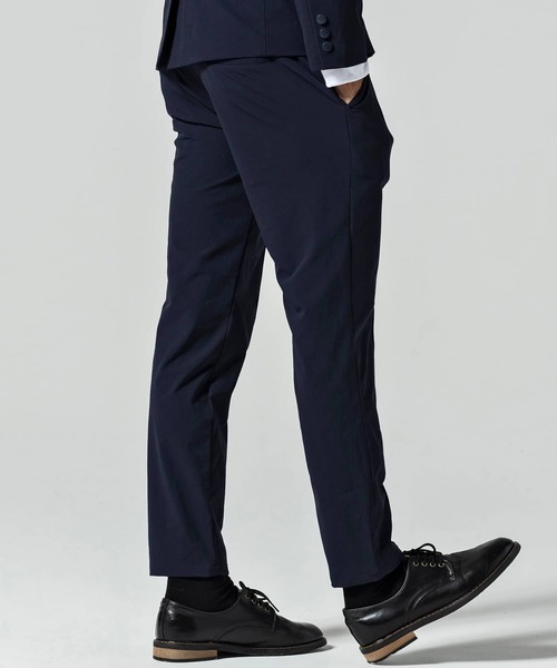 Kappa（カッパ）の「Kappa(カッパ)ストレッチスリムスラックス（スラックス・メンズ・ネイビー/ブラック・XL/M/L）」の4枚目の写真