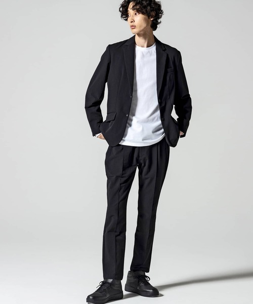 Kappa（カッパ）の「Kappa(カッパ)ストレッチスリムスラックス（スラックス・メンズ・ネイビー/ブラック・XL/M/L）」の17枚目の写真