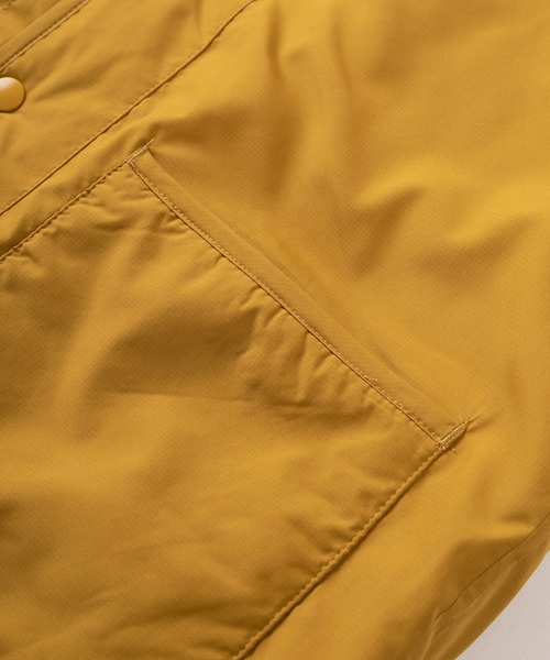 make a ray!(メイク ア レイ!)の「リップストップ ノーカラー スナップボタン ブルゾン/【撥水】(ブルゾン・メンズ・マスタード/ダークブルー/ブラック/グレー/ライトブラウン・M/L/XL)」の9枚目の写真
