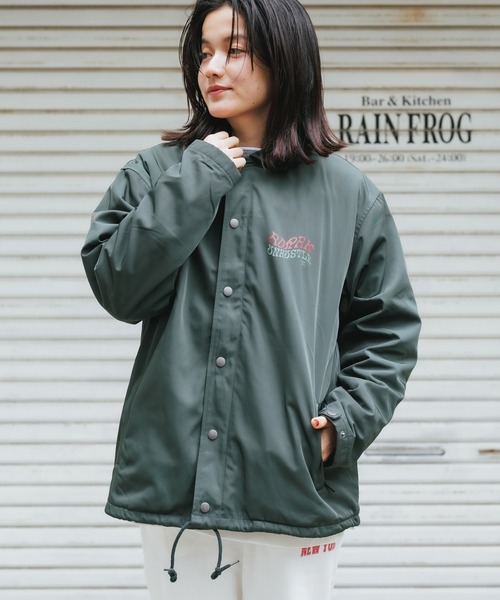 ROARK REVIVAL(ロアークリバイバル)の「ROARK REVIVAL/ロアークリバイバル "THE MESSENGER" COACHES JACKET コーチジャケット(ナイロンジャケット・メンズ・チャコール/サンドベージュ/ダークグリーン・XL/L/M)」の2枚目の写真