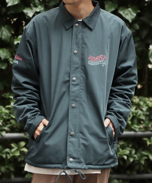 ROARK REVIVAL(ロアークリバイバル)の「ROARK REVIVAL/ロアークリバイバル "THE MESSENGER" COACHES JACKET コーチジャケット(ナイロンジャケット・メンズ・チャコール/サンドベージュ/ダークグリーン・XL/L/M)」の3枚目の写真