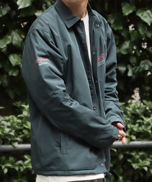 ROARK REVIVAL(ロアークリバイバル)の「ROARK REVIVAL/ロアークリバイバル "THE MESSENGER" COACHES JACKET コーチジャケット(ナイロンジャケット・メンズ・チャコール/サンドベージュ/ダークグリーン・XL/L/M)」の8枚目の写真