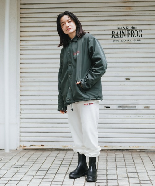 ROARK REVIVAL(ロアークリバイバル)の「ROARK REVIVAL/ロアークリバイバル "THE MESSENGER" COACHES JACKET コーチジャケット(ナイロンジャケット・メンズ・チャコール/サンドベージュ/ダークグリーン・XL/L/M)」の9枚目の写真