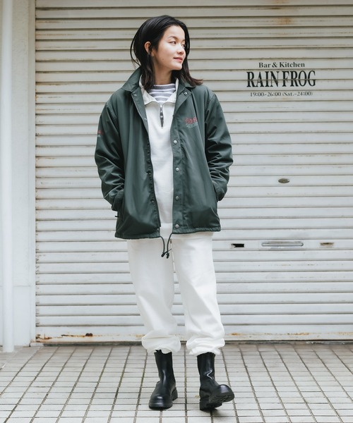 ROARK REVIVAL(ロアークリバイバル)の「ROARK REVIVAL/ロアークリバイバル "THE MESSENGER" COACHES JACKET コーチジャケット(ナイロンジャケット・メンズ・チャコール/サンドベージュ/ダークグリーン・XL/L/M)」の10枚目の写真