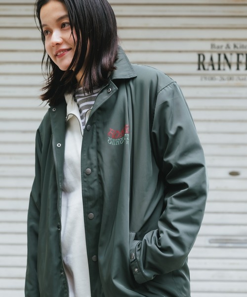 ROARK REVIVAL(ロアークリバイバル)の「ROARK REVIVAL/ロアークリバイバル "THE MESSENGER" COACHES JACKET コーチジャケット(ナイロンジャケット・メンズ・チャコール/サンドベージュ/ダークグリーン・XL/L/M)」の4枚目の写真