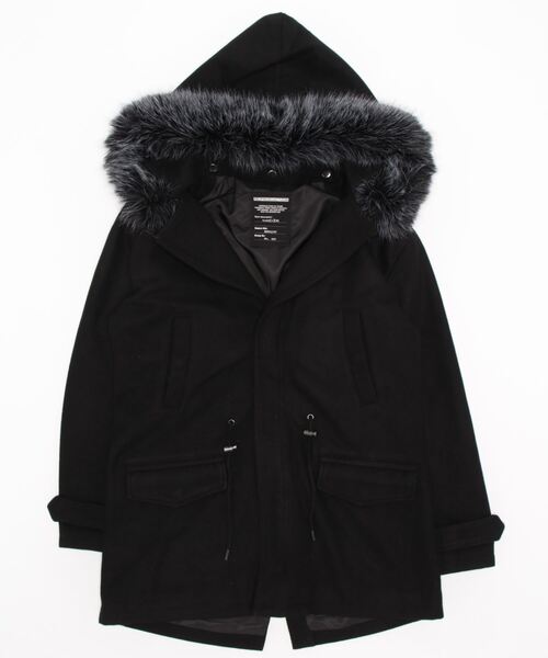 semantic design（セマンティックデザイン）の「セマンティックデザイン/semantic design NOBILITY フードファー脱着メルトンコート（その他アウター・メンズ・ブラック・MEDIUM/LARGE/S/X-LARGE）」の5枚目の写真