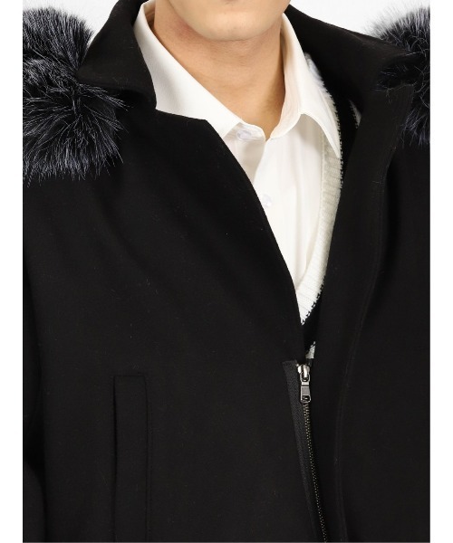 semantic design（セマンティックデザイン）の「セマンティックデザイン/semantic design NOBILITY フードファー脱着メルトンコート（その他アウター・メンズ・ブラック・MEDIUM/LARGE/S/X-LARGE）」の15枚目の写真