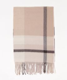 mimis | カシミヤ混ペールトーンチェックストール(ストール/ショール)