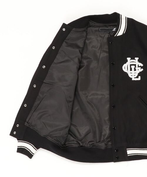 430(フォーサーティ)の「【430】WOOL STUDIUM JACKET(スタジャン・メンズ・ブラック・2/3/1)」の3枚目の写真