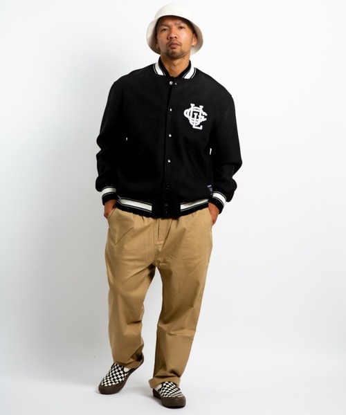 430(フォーサーティ)の「【430】WOOL STUDIUM JACKET(スタジャン・メンズ・ブラック・2/3/1)」の11枚目の写真