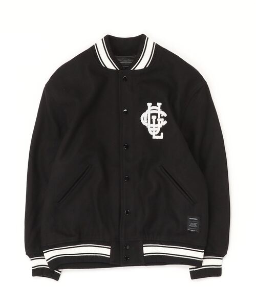 430(フォーサーティ)の「【430】WOOL STUDIUM JACKET(スタジャン・メンズ・ブラック・2/3/1)」の4枚目の写真