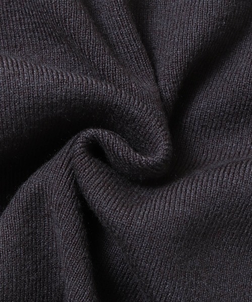 hunch(ハンチ)の「【静電気防止】ドッキングニット(ニット/セーター・レディース・チャコール/ブラック/ブラック×ホワイト・FREE)」の19枚目の写真