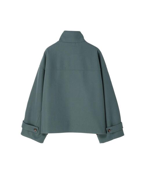 koe（コエ）の「スタンドカラーショートコート（その他アウター・レディース・グリーン/ベージュ/ブラック・FREE）」の17枚目の写真
