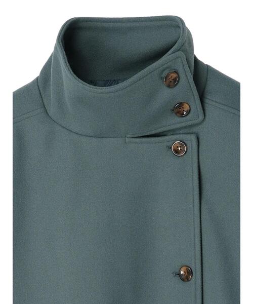 koe（コエ）の「スタンドカラーショートコート（その他アウター・レディース・グリーン/ベージュ/ブラック・FREE）」の18枚目の写真