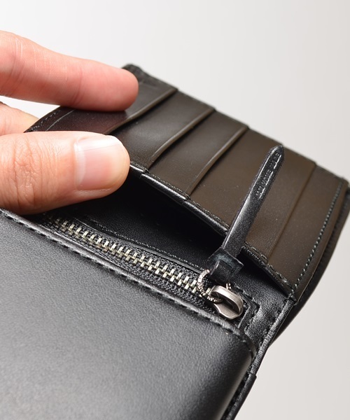 SHIPS JET BLUE（シップスジェットブルー）の「JAM HOME MADE from SHIPS JET BLUE×MADSAKI: エクスクルーシブ メッセージ ミディアムウォレット■（財布・メンズ・ブラック・ONESIZE）」の9枚目の写真
