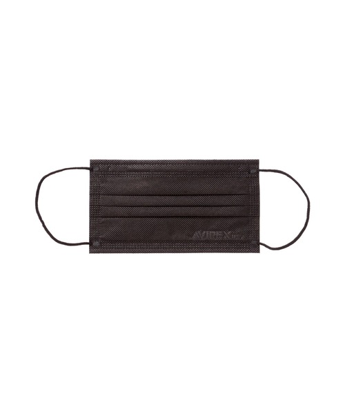 AVIREX（アヴィレックス）の「【直営店限定】PLEATED FACE MASK 10 pieces set / プリーツ 不織布 マスク / AVIREX / アヴィレックス（マスク・メンズ・ブラック/ホワイト・F）」の3枚目の写真