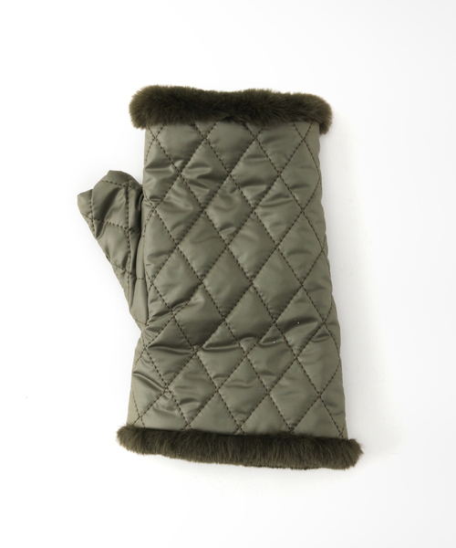 JOURNAL STANDARD（ジャーナルスタンダード）の「【ALPO/アルポ】キルティンググローブ（手袋・レディース・カーキ/ブラック・FREE）」の5枚目の写真