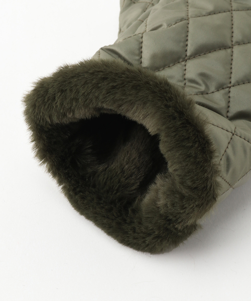 JOURNAL STANDARD（ジャーナルスタンダード）の「【ALPO/アルポ】キルティンググローブ（手袋・レディース・カーキ/ブラック・FREE）」の7枚目の写真