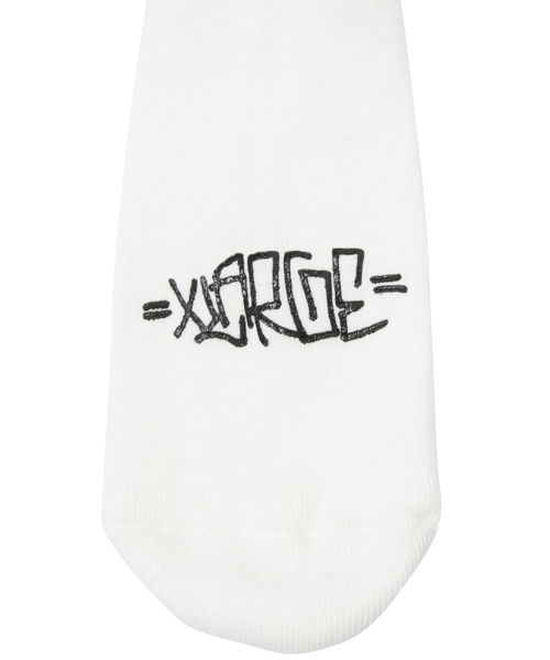 XLARGE（エクストララージ）の「XL LINED SOCKS（ソックス/靴下・メンズ・ブラック/レッド/ブルー・ONE SIZE）」の4枚目の写真