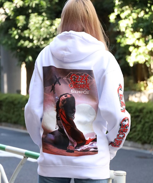 Diamond SUPPLY CO.(ダイアモンドサプライ)の「Diamond Supply Co./ダイアモンドサプライ BLIZZARD OF OZZ HOODIES フーディー パーカー グラフィック 袖プリント(パーカー・メンズ・ヘザーグレー/ホワイト・M/L/XL)」の19枚目の写真