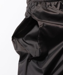 ロサンゼルスアパレル　ブラックナイロンストレートパンツ LOS ANGELES APPAREL Los Angeles Apparel Heavy Jersey Wide