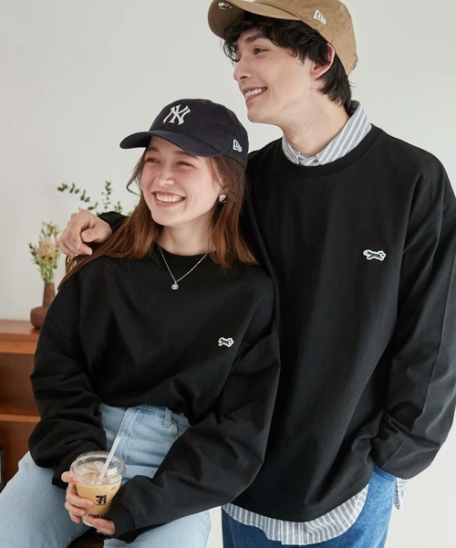 PENNEYS(ぺニーズ)の「∴WEGO/【WEB限定】Penneys別注ロンT(Tシャツ/カットソー・メンズ・ブラック/グレー系その他/ホワイト・LARGE/MEDIUM)」の3枚目の写真