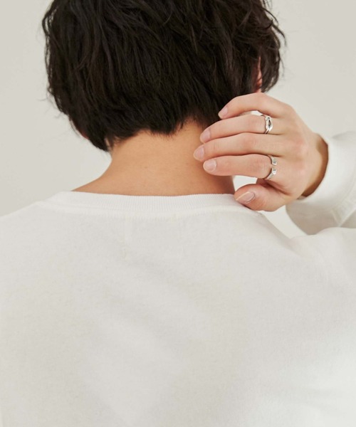 PENNEYS(ぺニーズ)の「∴WEGO/【WEB限定】Penneys別注ロンT(Tシャツ/カットソー・メンズ・ブラック/グレー系その他/ホワイト・LARGE/MEDIUM)」の10枚目の写真