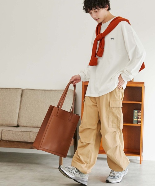 PENNEYS(ぺニーズ)の「∴WEGO/【WEB限定】Penneys別注ロンT(Tシャツ/カットソー・メンズ・ブラック/グレー系その他/ホワイト・LARGE/MEDIUM)」の12枚目の写真