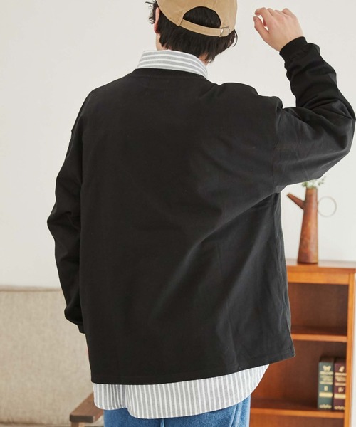 PENNEYS(ぺニーズ)の「∴WEGO/【WEB限定】Penneys別注ロンT(Tシャツ/カットソー・メンズ・ブラック/グレー系その他/ホワイト・LARGE/MEDIUM)」の14枚目の写真