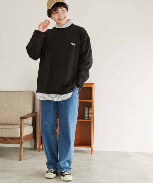 PENNEYS(ぺニーズ)の「∴WEGO/【WEB限定】Penneys別注ロンT(Tシャツ/カットソー・メンズ・ブラック/グレー系その他/ホワイト・LARGE/MEDIUM)」の15枚目の写真