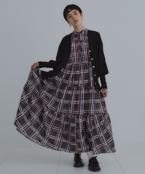 manana suerte（マニャーナスエルテ）の「ロングリブカラーカーディガン（カーディガン/ボレロ・レディース・パープル/グレー/ミント/ブラック/グリーン/オレンジ・FREE）」の22枚目の写真