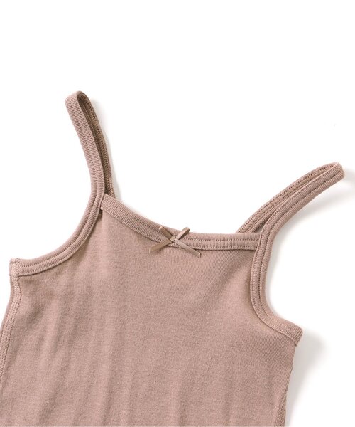 apres les cours(アプレレクール)の「深あきインナーキャミソール(キャミソール・キッズ・クリーム/ブラック/ピンク/ラベンダー/ベージュ・120/80/110/100/130/90)」の14枚目の写真