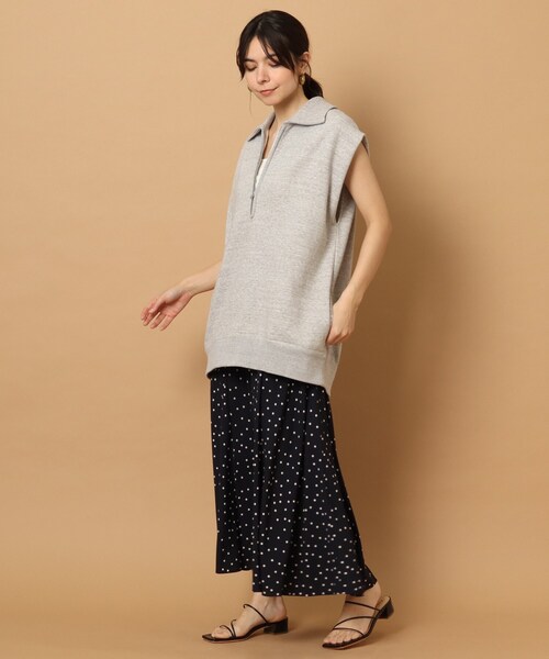 AMERICANA（アメリカーナ）の「◆Americana(アメリカーナ) スウェットハーフジップベスト（ベスト・レディース・グレー/ブラック・00）」の19枚目の写真