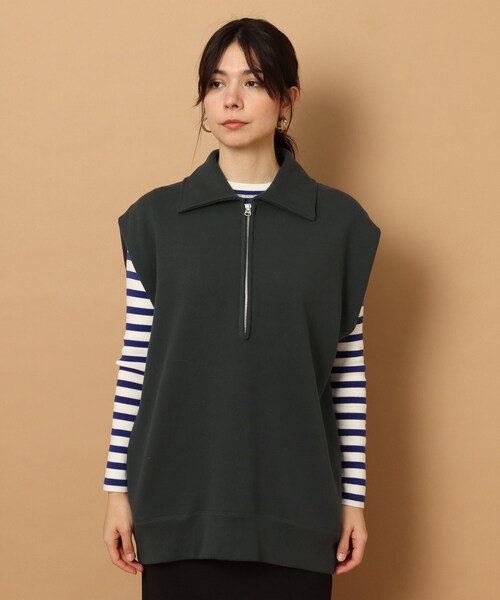 AMERICANA（アメリカーナ）の「◆Americana(アメリカーナ) スウェットハーフジップベスト（ベスト・レディース・グレー/ブラック・00）」の20枚目の写真