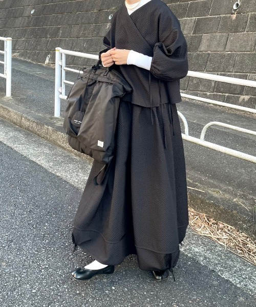 CAROLINA GLASER（カロリナ グレイサー）の「Aya × CAROLINA GLASER / リボンバルーン スカート（スカート・レディース・ブラック/ホワイト・SMALL/MEDIUM）」の13枚目の写真