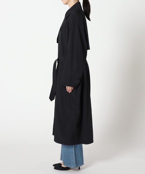 FRAMeWORK(フレームワーク)の「撥水ナイロントレンチコート(トレンチコート・レディース・ブラック/ベージュ・36/38)」の12枚目の写真