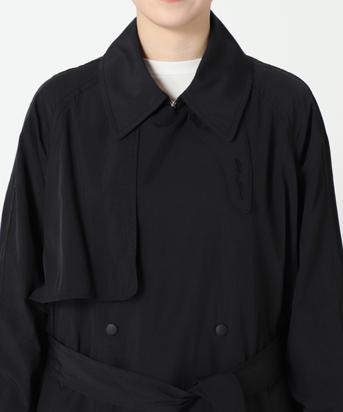 FRAMeWORK(フレームワーク)の「撥水ナイロントレンチコート(トレンチコート・レディース・ブラック/ベージュ・36/38)」の14枚目の写真