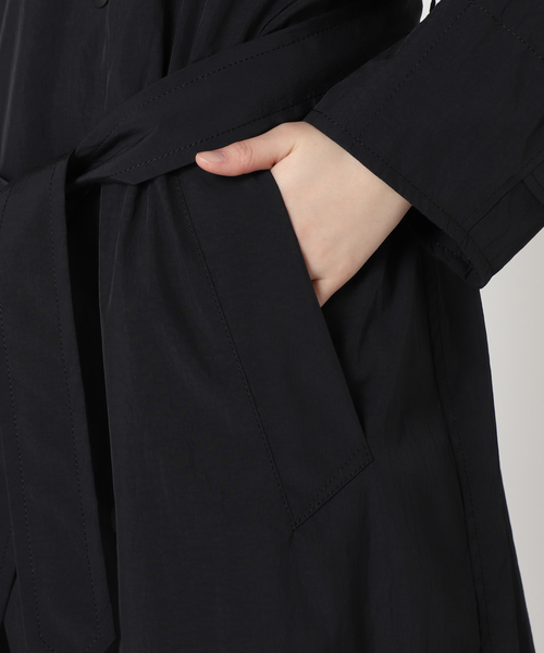 FRAMeWORK(フレームワーク)の「撥水ナイロントレンチコート(トレンチコート・レディース・ブラック/ベージュ・36/38)」の20枚目の写真