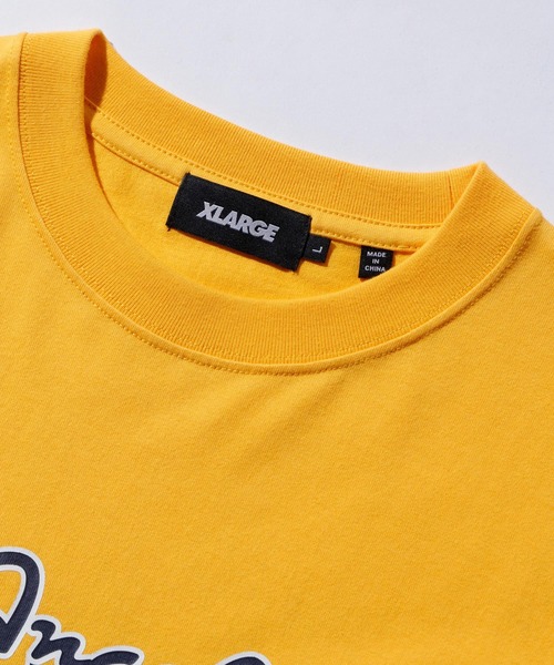 XLARGE(エクストララージ)の「XLARGE FUNKY RECORDS S/S TEE(Tシャツ/カットソー・メンズ・イエロー/ブラック/ホワイト・M/XL/L/S)」の5枚目の写真