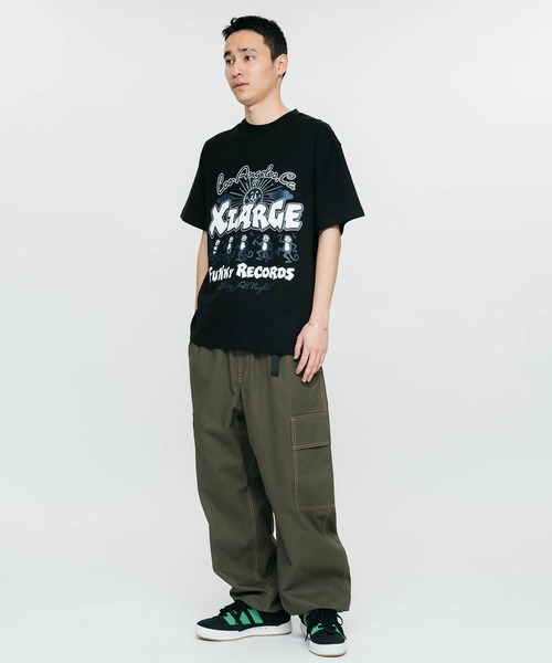 XLARGE(エクストララージ)の「XLARGE FUNKY RECORDS S/S TEE(Tシャツ/カットソー・メンズ・イエロー/ブラック/ホワイト・M/XL/L/S)」の15枚目の写真